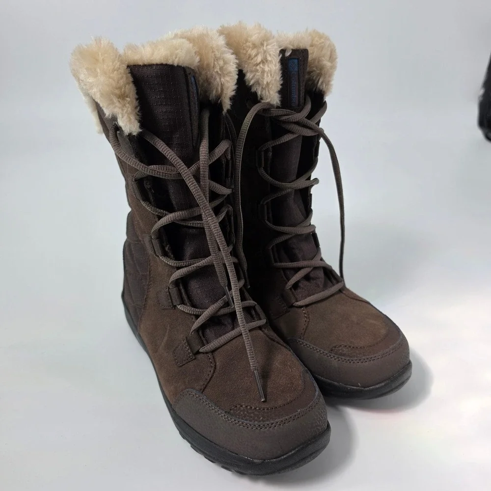 Columbia Minx Mid II Snow Boots 9 Brown Gorpcore Outdoorsy Waterproof